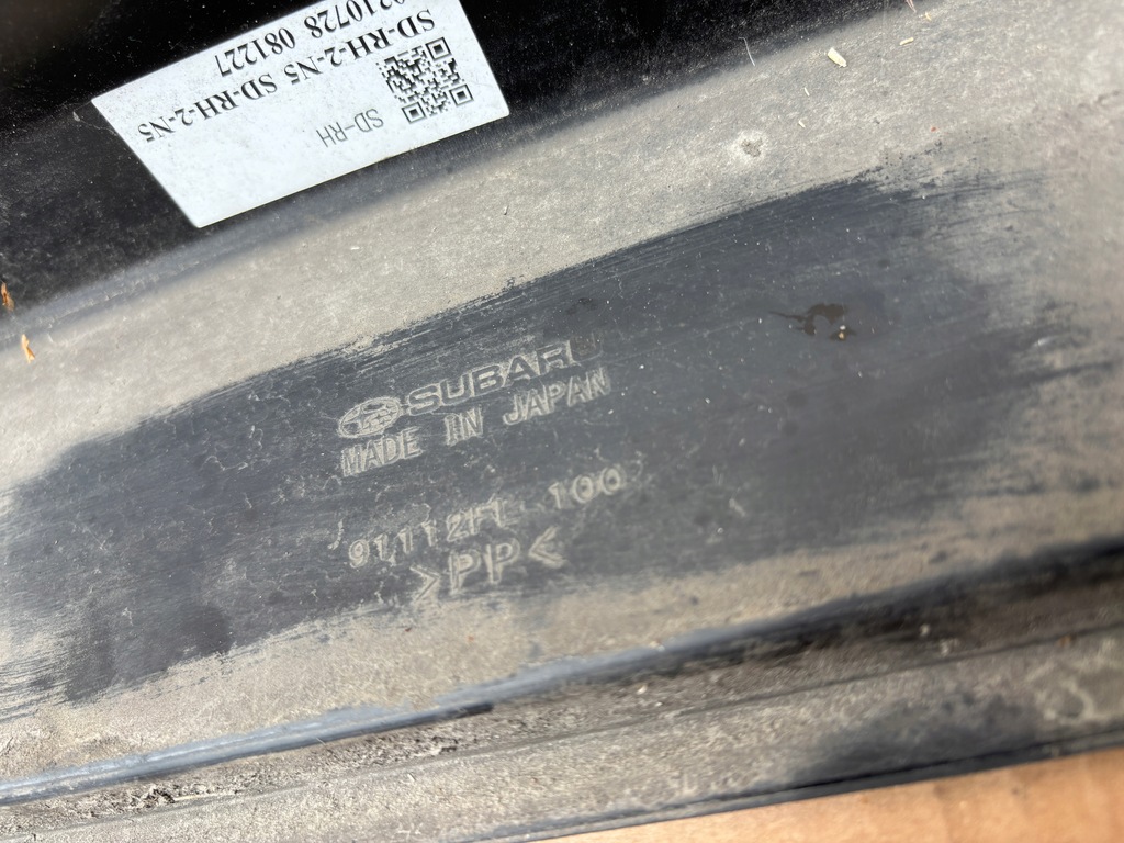 фото №7, Subaru xv 2018-2023 молдинг поріг права 91112fl100