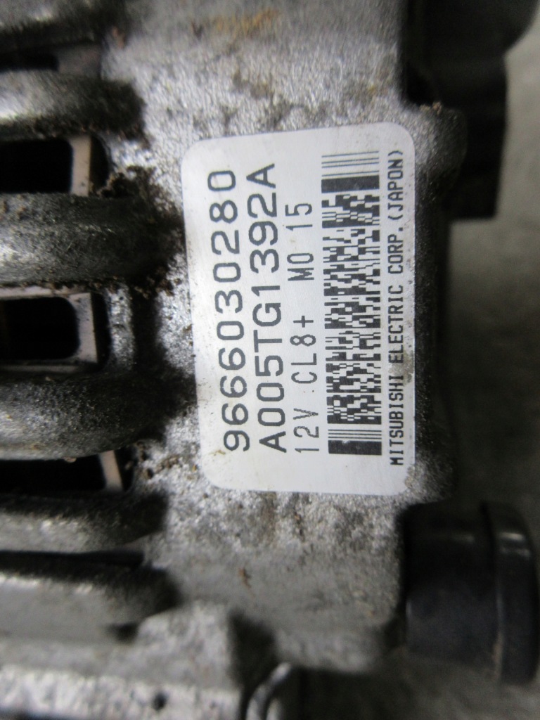 фото №2, Генератор citroen оригинальный номер 9666030280