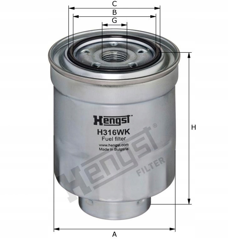 фото №12, Фильтр топлива toyota auris, avensis, corolla, dyna, hiace iv, land cruiser