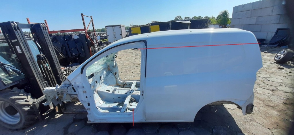 фото №1, Чверть крила лівий задня ліва задня bok w420 mercedes citan ii mfk