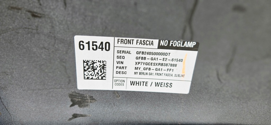 Бампер tesla model y 20- перед pdc передний передний 1493745-00-a Недорого