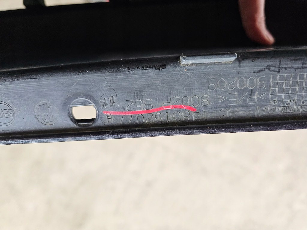 фото №15, Citroen c8 накладка бампера заднього задня pod pdc 1486152077