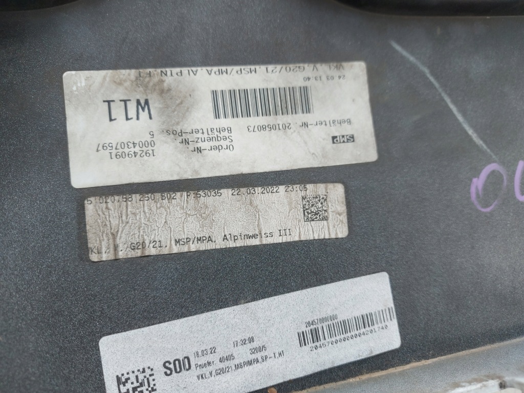 фото №12, Bmw 3 g20 g21 m набір 18-22 бампер передній перед