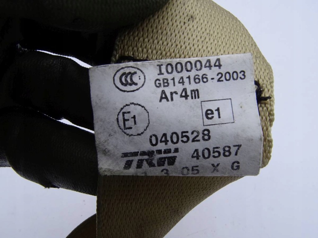 фото №4, Bmw e60 pas безпеки лівий задня