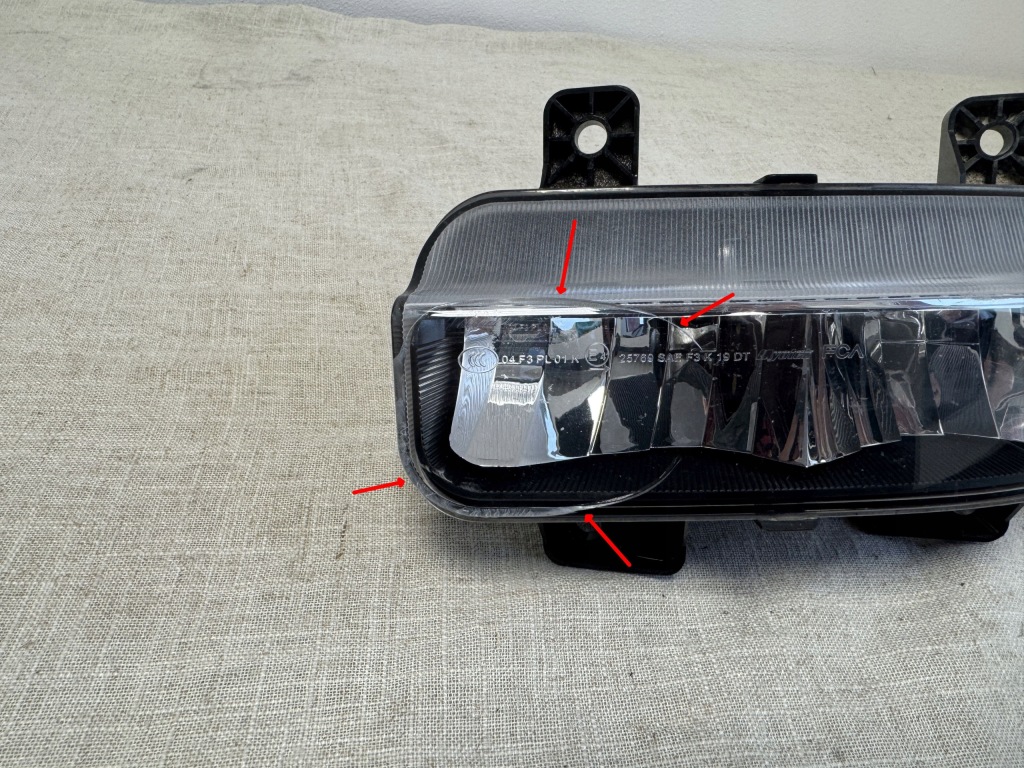 фото №8, Dodge ram 1500 19- противотуманная фара лампа противотуманная левая бампер передний