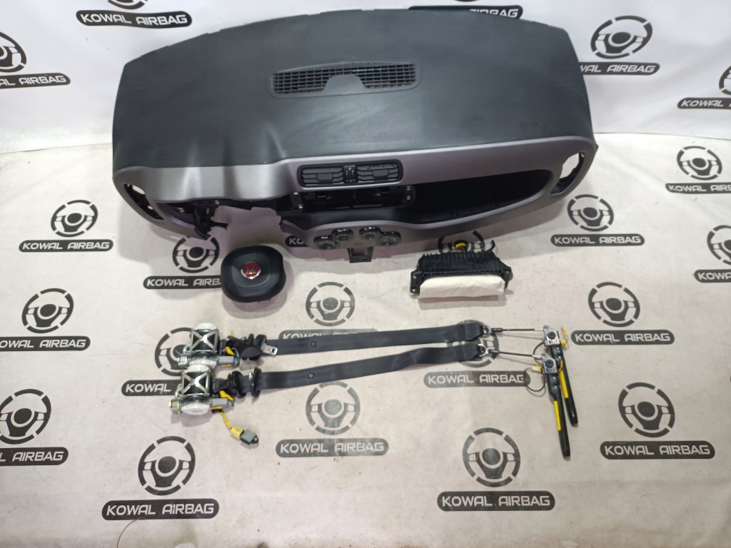 фото №1, Fiat panda 3 iii приборная панель консоль подушка безопасности ремни оригинал