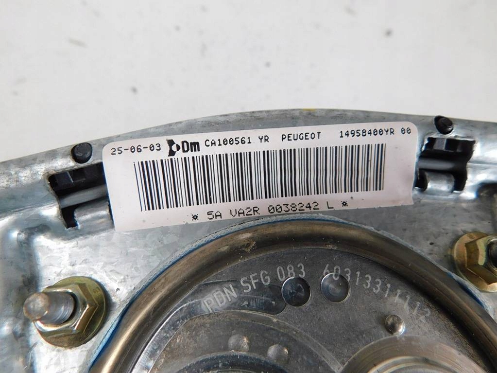 фото №6, Peugeot 807 c8 2003r - подушка air bag водителя