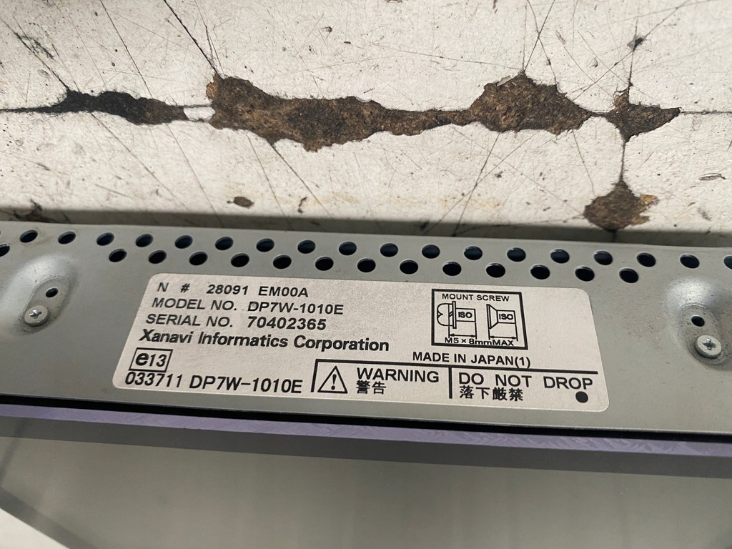 фото №6, Nissan x-trail t31 экран дисплей 28091 em00a