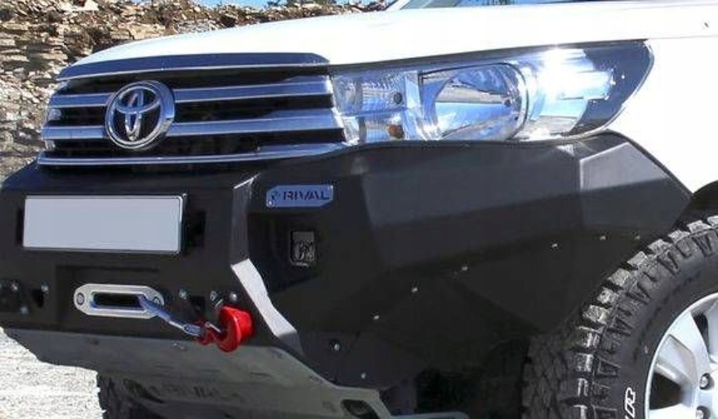 фото №12, Toyota hilux 15- rival бампер передній перед aluminiowy балка скоба