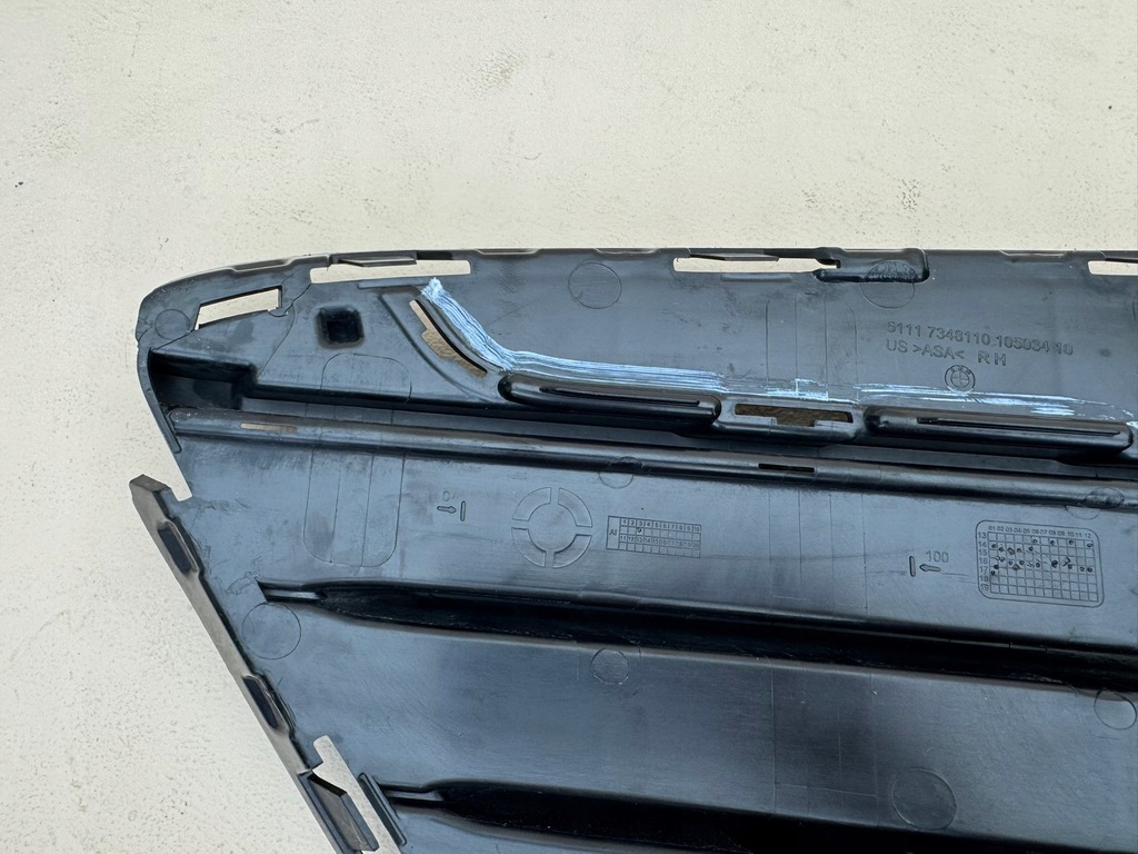 фото №13, Bmw x4 f26 14r- решётка бампера правая перед передняя 51117348110