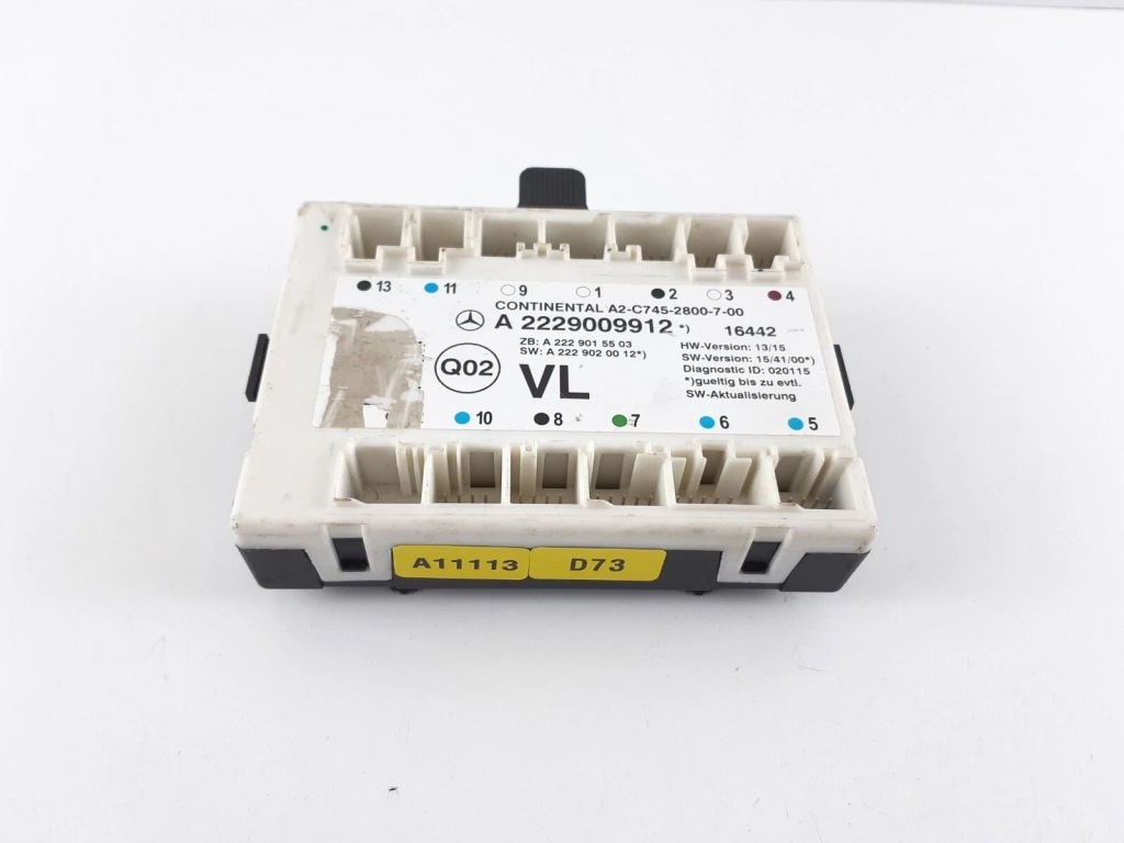 фото №1, Mercedes-benz glc w253 модуль блок керування двері a2229009912