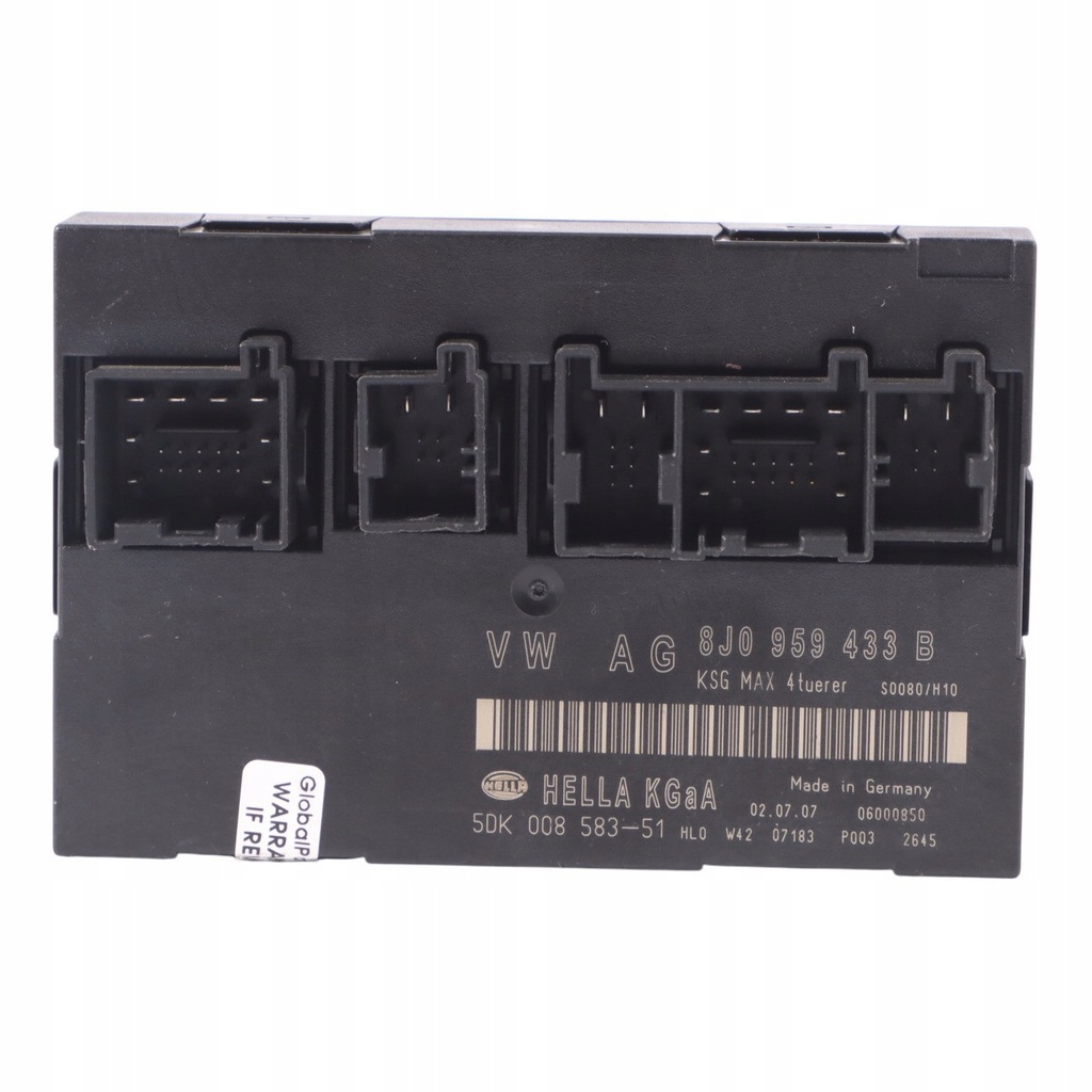 фото №1, Audi tt 8j bcm модуль комфорта ecu блок управления бортовой компьютер 8j0959433b