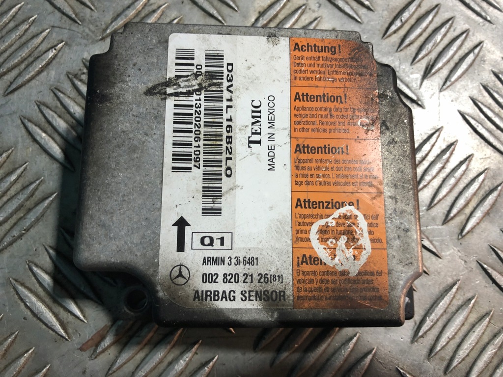 фото №1, Mercedes w210 lift модуль датчик подушок подушка безпеки