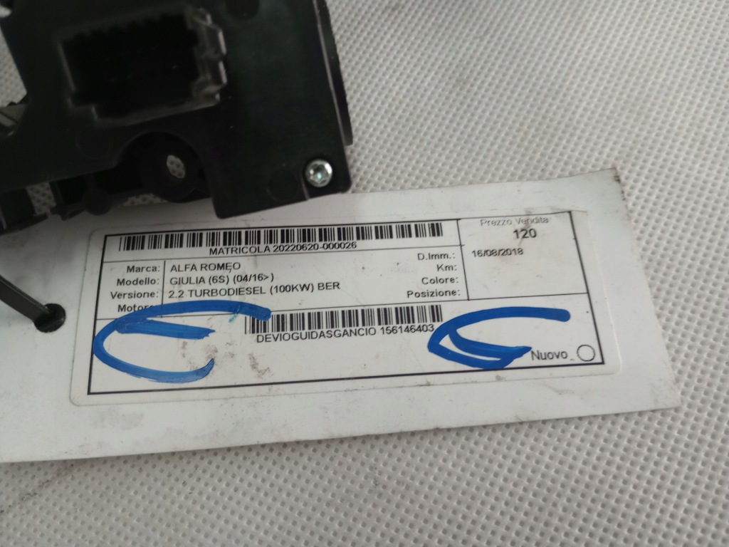 Купить Alfa romeo giulia переключатель комбинированный 01561462480 европа