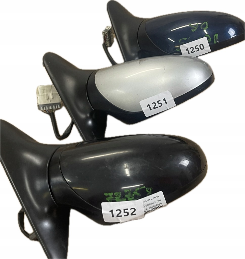 фото №12, Peugeot 406 95-04r зеркало правое электрический 7 pin разные цвета