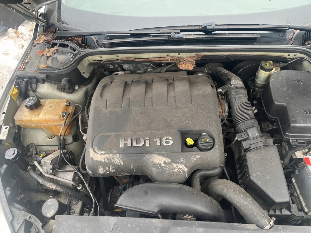 Peugeot 407 двигатель голый стойку 2.0 hdi 136km 100w ozn dw10bted4 с Разборки