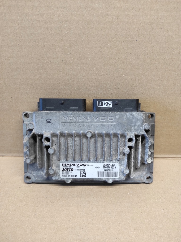 Купить Бортовой компьютер коробки renault espace iv рестайлинг  8200783539 8200726199