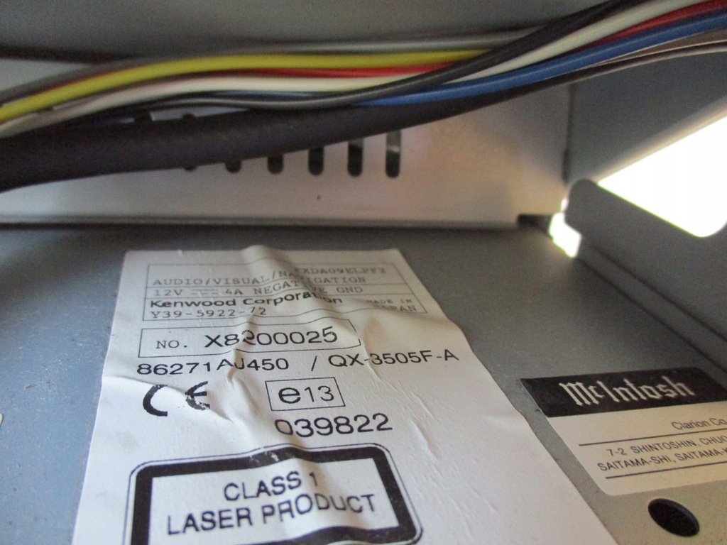 фото №8, Радио навигация subaru legacy outback 86271aj450