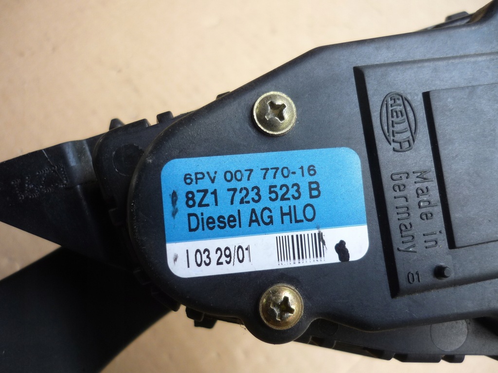 фото №7, Педаль газу / audi a2 1.2 tdi any 61km / 8z1723523b / справний перевірений