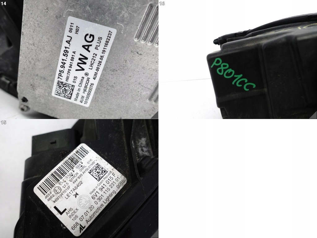 Skoda fabia 3 3 рестайлинг  6v1 18-21 фара full led левая перед европа + модуль с Разборки