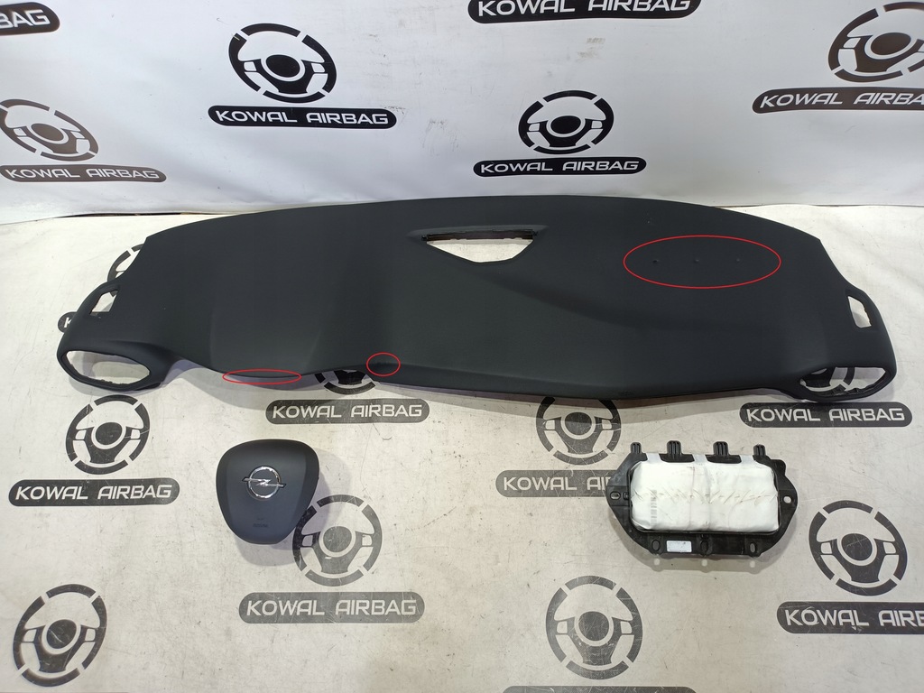 фото №1, Opel crossland приборная панель консоль - накладка подушка безопасности подушки безопасности ремни оригинал