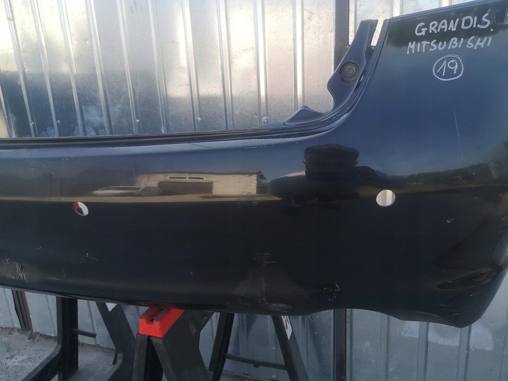 фото №8, Бампер задний mitsubishi grandis 2003- pdc