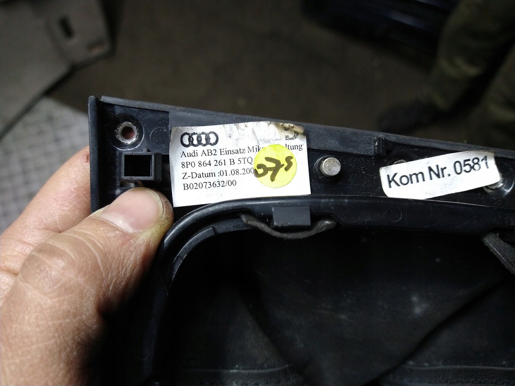 фото №6, Audi a3 8p чехол ручка корпус 6 передач drewno