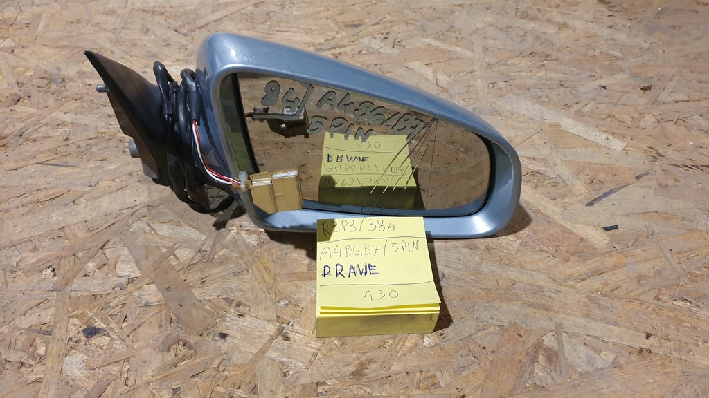 фото №1, Зеркало правое audi a4 b6 b7 5 pin