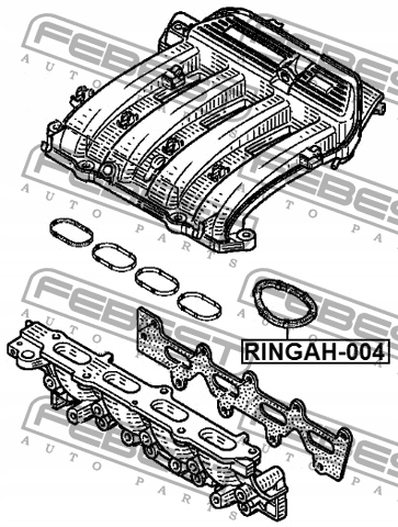 фото №3, Прокладка коллектор впускной do renault duster 1.6