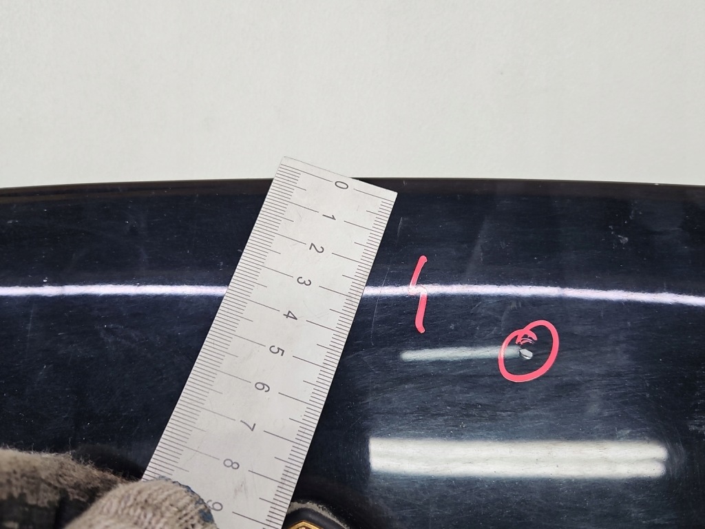 Капот передня porsche cayenne 2 10-17 чорний Зі Шроту