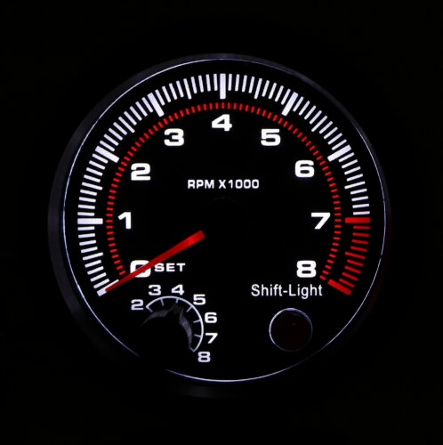 фото №11, Obrotomierz бензин чорний індикатор лічильник