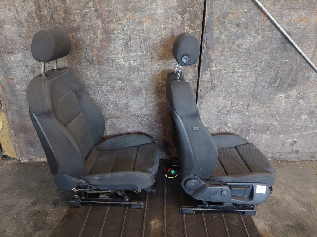 фото №8, Комплект сидений левый правый перед + заднее сиденье задняя + обшивки audi a6 c6 kombi