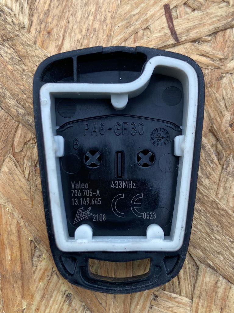 фото №5, Ключ pilot opel corsa d astra h zafira b 433mhz 13149645 13.149.645