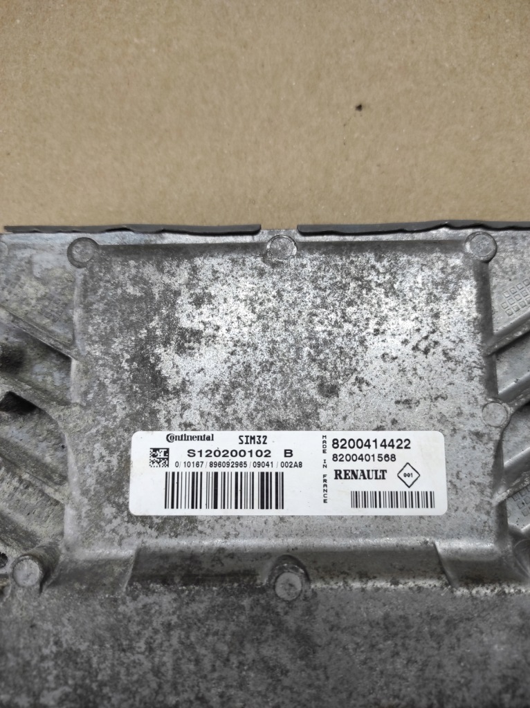 Бортовой компьютер двигателя 1.2 renault modus 8200414422 8200401568 Оригинал