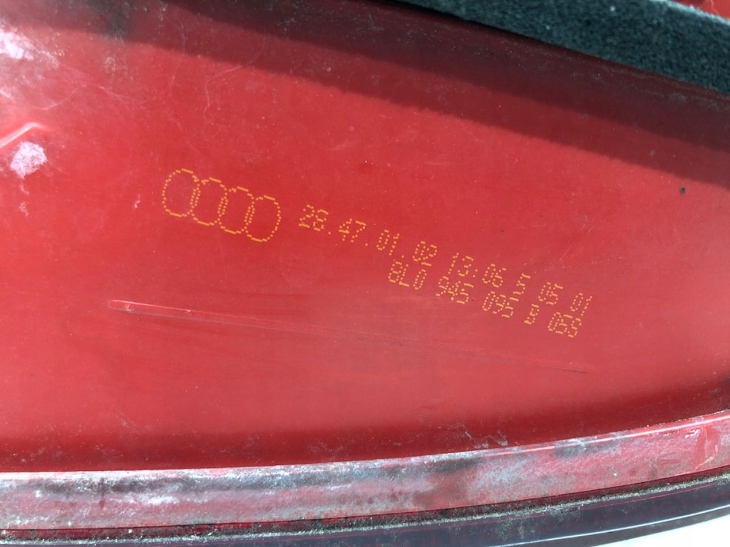 фото №5, Лампа левый задняя audi a3 8l 8l0945095b хэтчбек