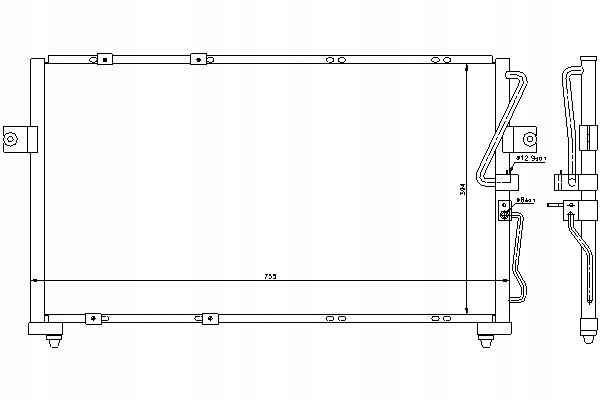 фото №14, Nissens 94418 конденсатор, кондиціонер