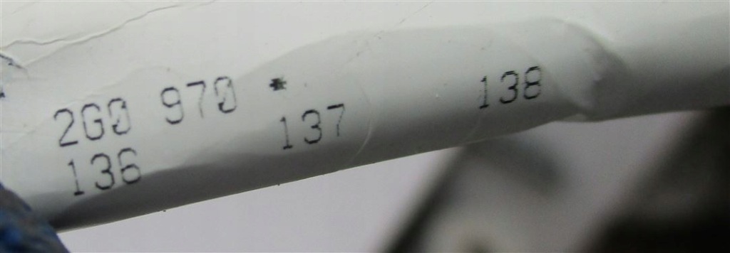 фото №4, Джгут електропроводка двері лівий задня vw up 2g0970136