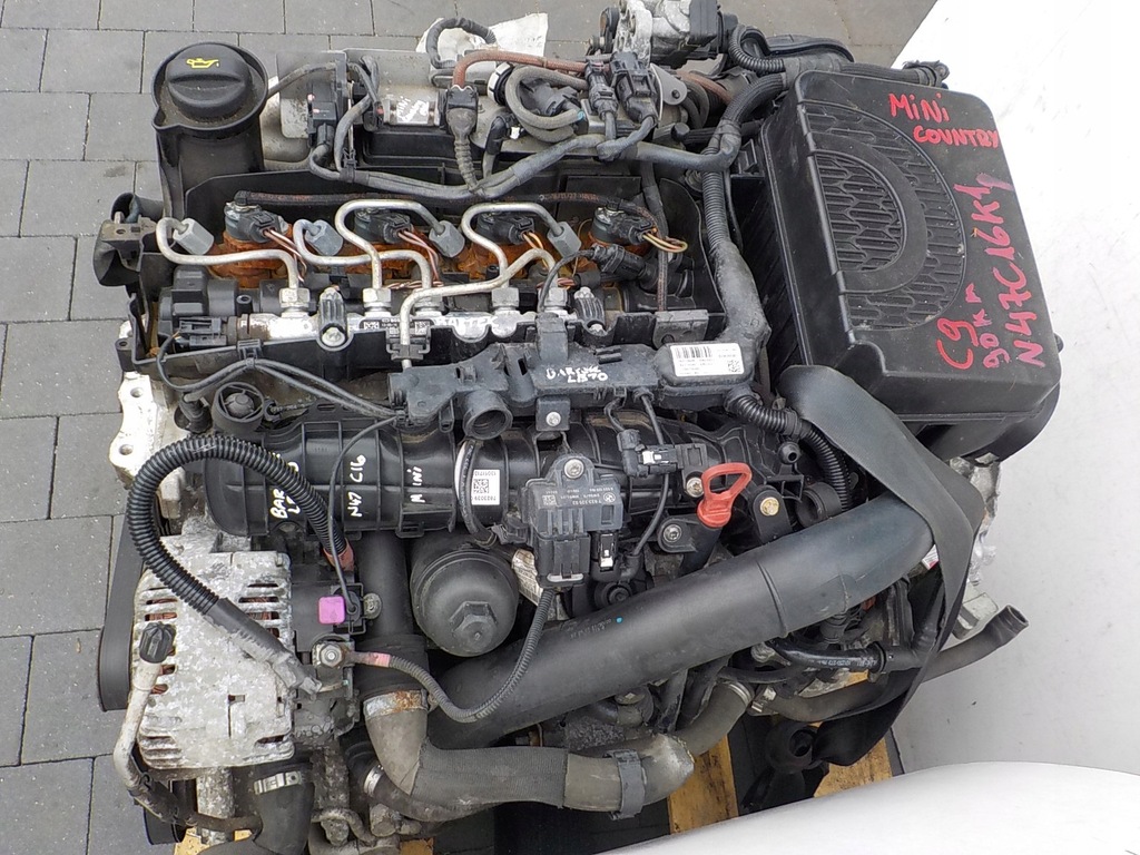 фото №12, Mini cooper r56 11r 1.6d 90km двигатель n47c16a kompletny