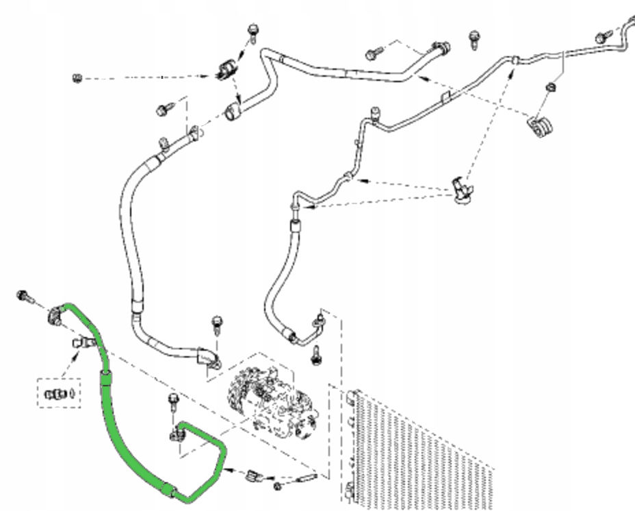 фото №2, Трубка шланг кондиционер renault master iii opel movano 2.3 dci wąż