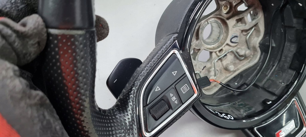 фото №9, A6 c7 4g lift воздуховод кожа кожаный sline лепестки переключения 8x0419091m a7 4g