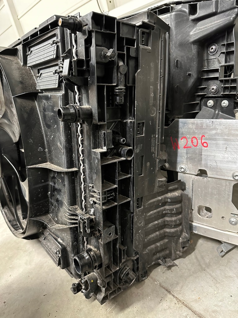 фото №7, Pas передний с радиаторами вентилятор mercedes c 206 w206 полный orginał