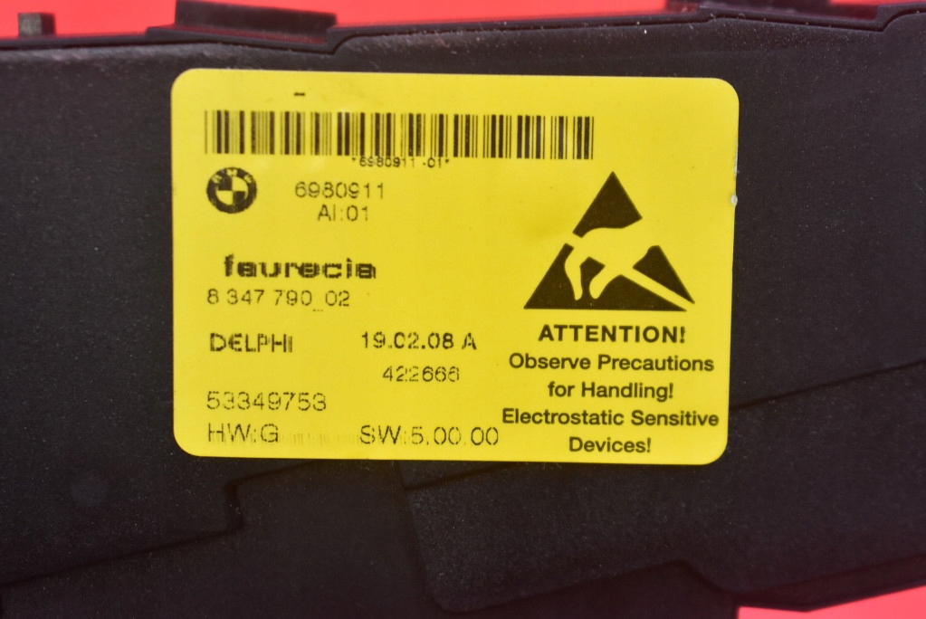 фото №7, Панель управление сиденье водителя 8347790 bmw x5 e70 06-10