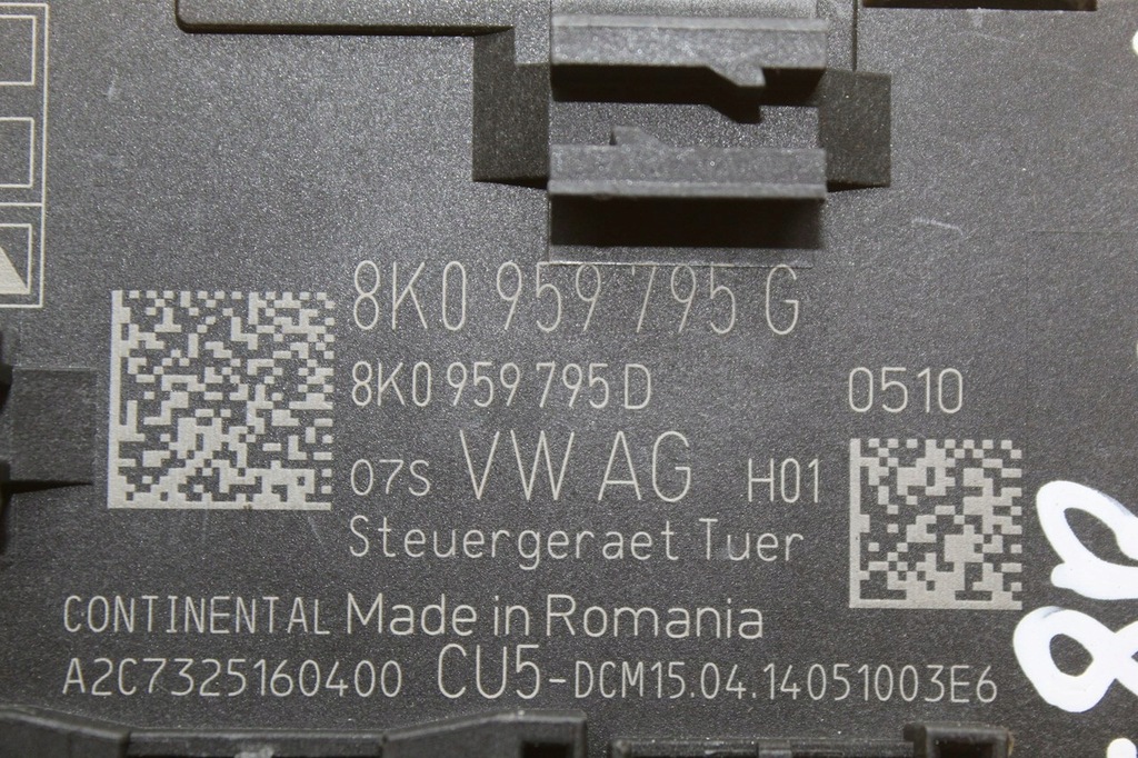 фото №6, Модуль блок керування двері лівий задня audi q5 8r 8k0959795g d