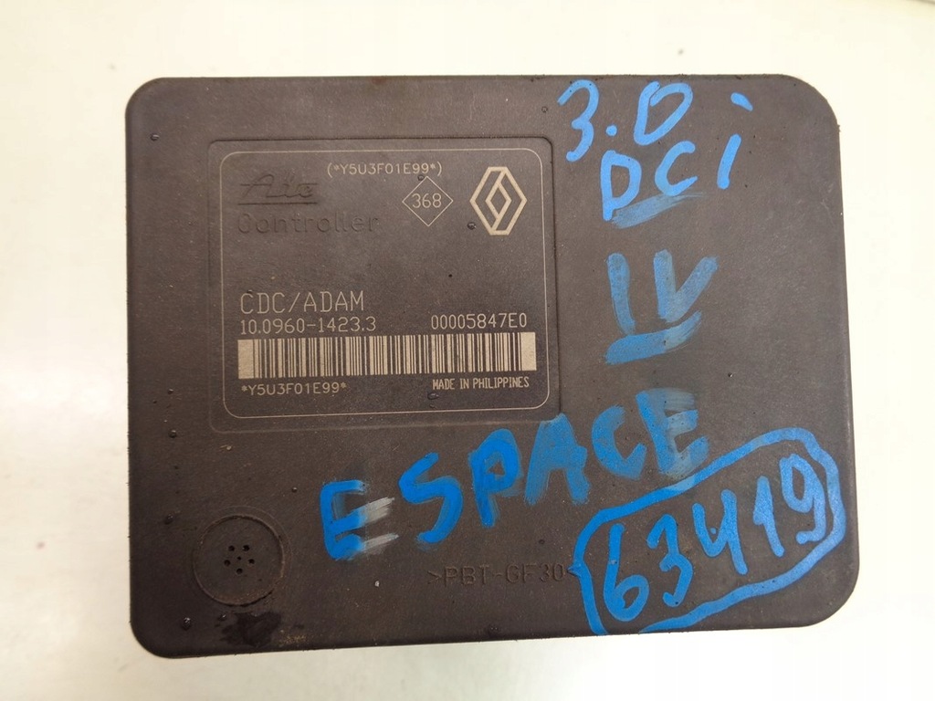 фото №1, Насос abs renault espace iv 3.0 dci 8200159837d