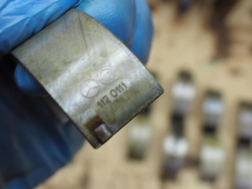 Mercedes e w210 2.8 v6 112.921 wał колінчастий вкладиші Зі Шроту