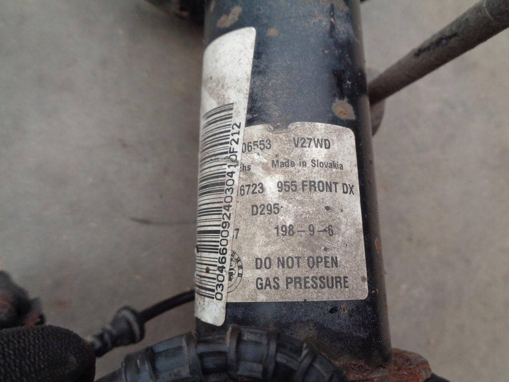 фото №10, Амортизаторна стійка поворотний кулак alfa romeo mito 1.4 16v t-jet turbo tb правий передній