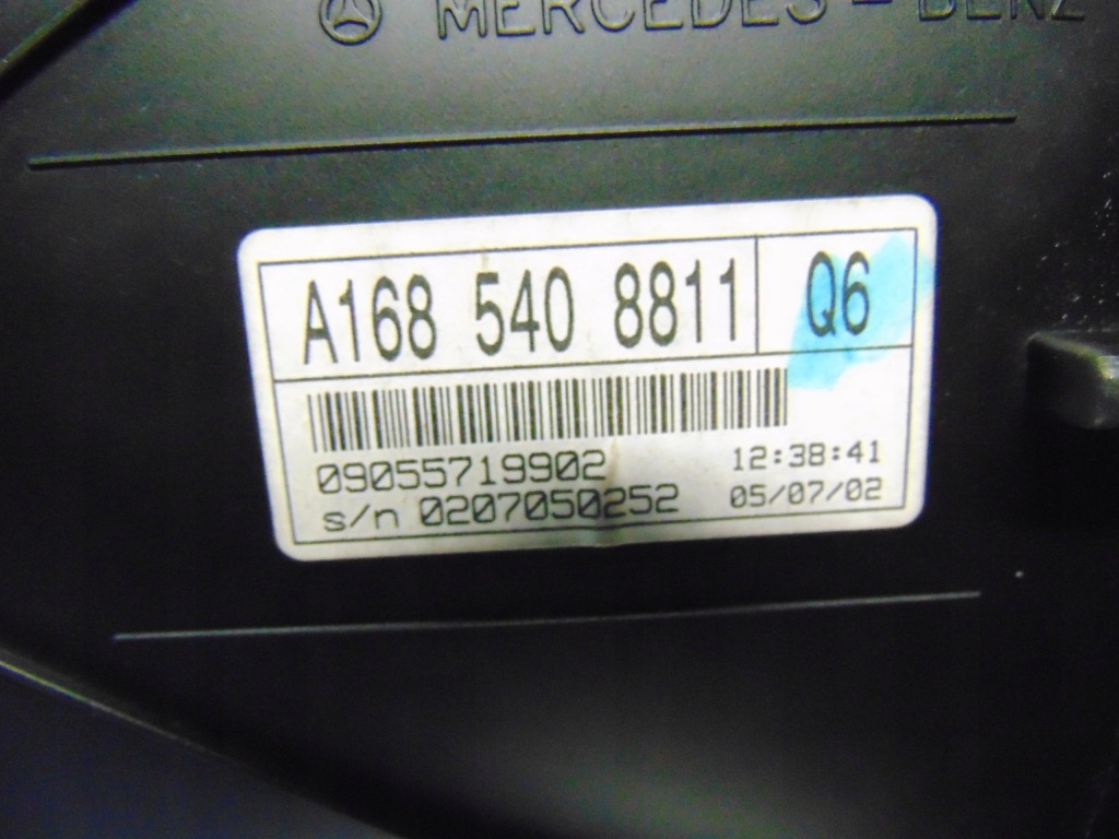 фото №10, Mercedes a klasa w168 1,4i лічильник приладова панель a1685408811