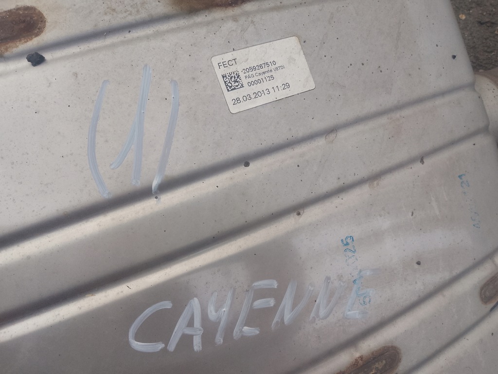 фото №6, Porsche cayenne ii 10-14 вихлоп гасник кінцевий 4.2