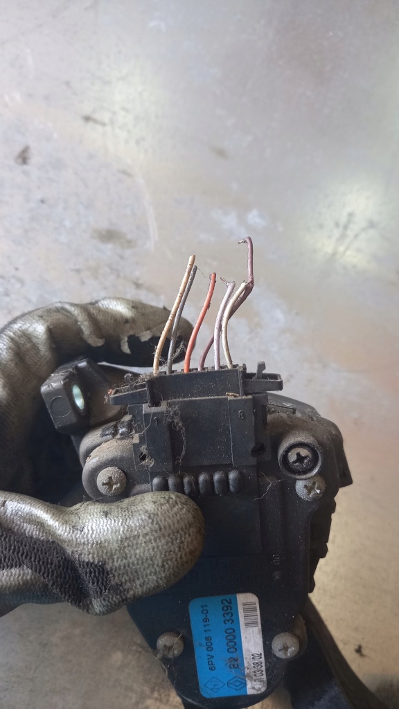 фото №3, Потенціометр газу renault laguna 02r 1.9dci