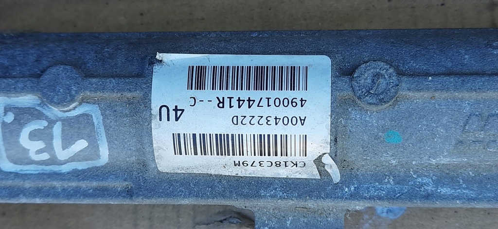 фото №5, Трансмиссия рулевая рулевая рейка renault megane iv 490017441r